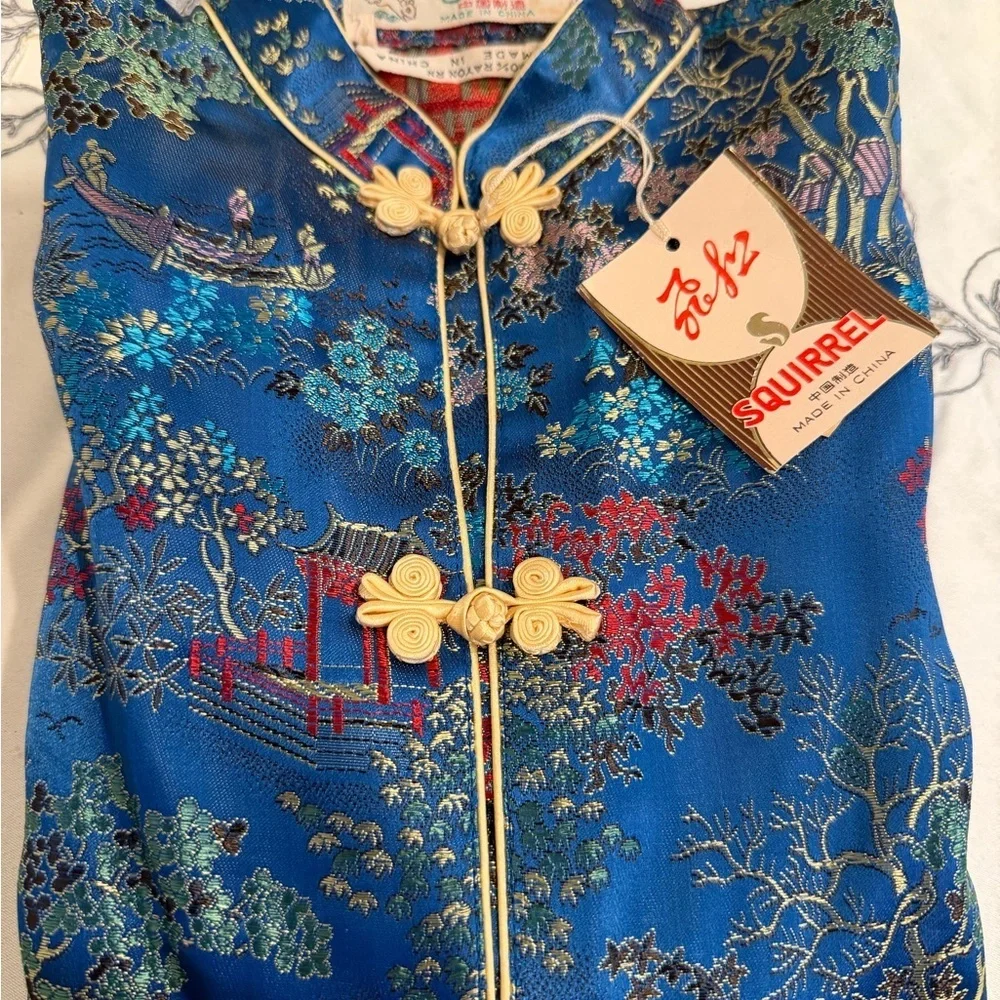 Blue Floral Kids Blouse